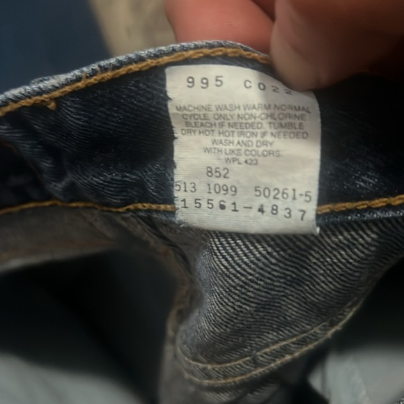 Levi’s 460 Loose Fit Straight Leg Red Tab Denim Jeans 14M Womens - Picture 8 of 8